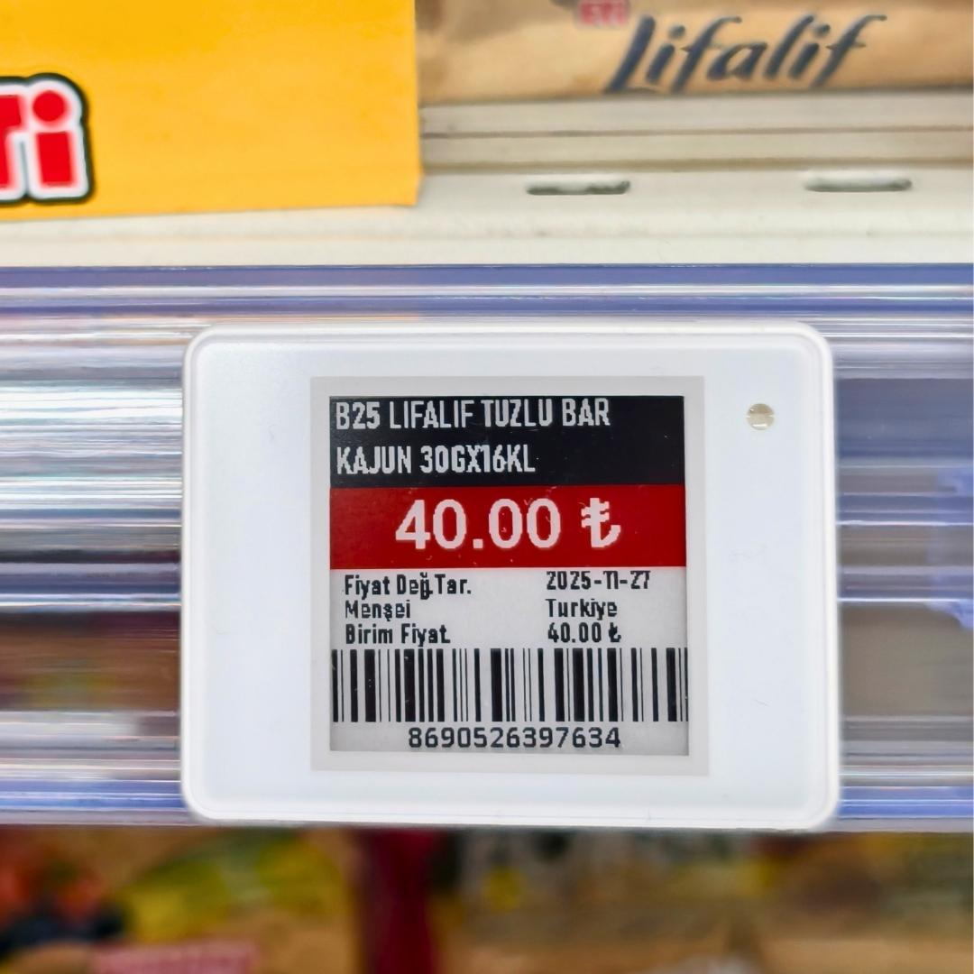 1.54" ELEKTRONİK RAF ETİKETİ