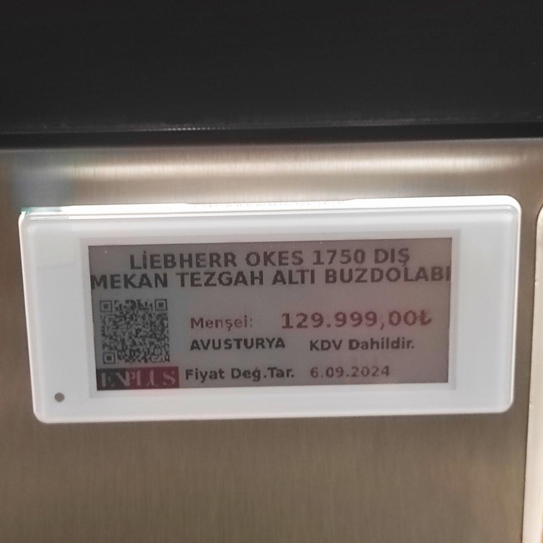 2.90" ELEKTRONİK RAF ETİKETİ