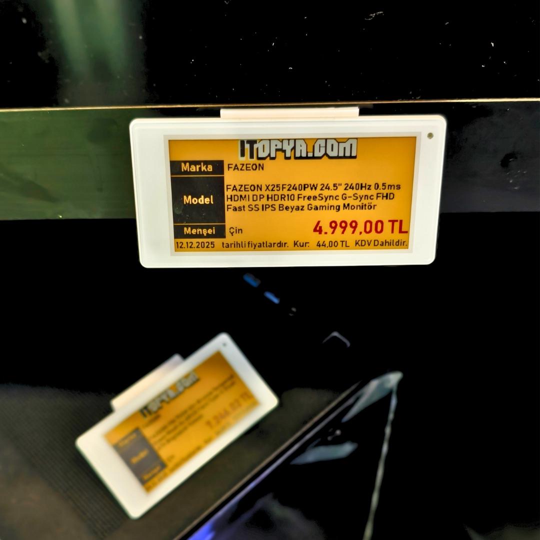 3.50" ELECTRONIC SHELF LABEL