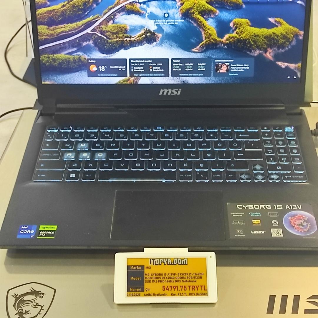 3.50" ELECTRONIC SHELF LABEL