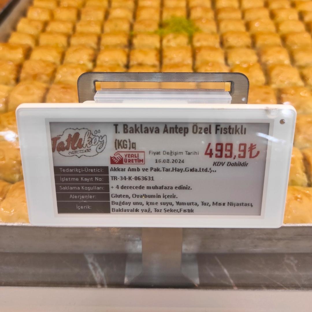 3.50" ELECTRONIC SHELF LABEL
