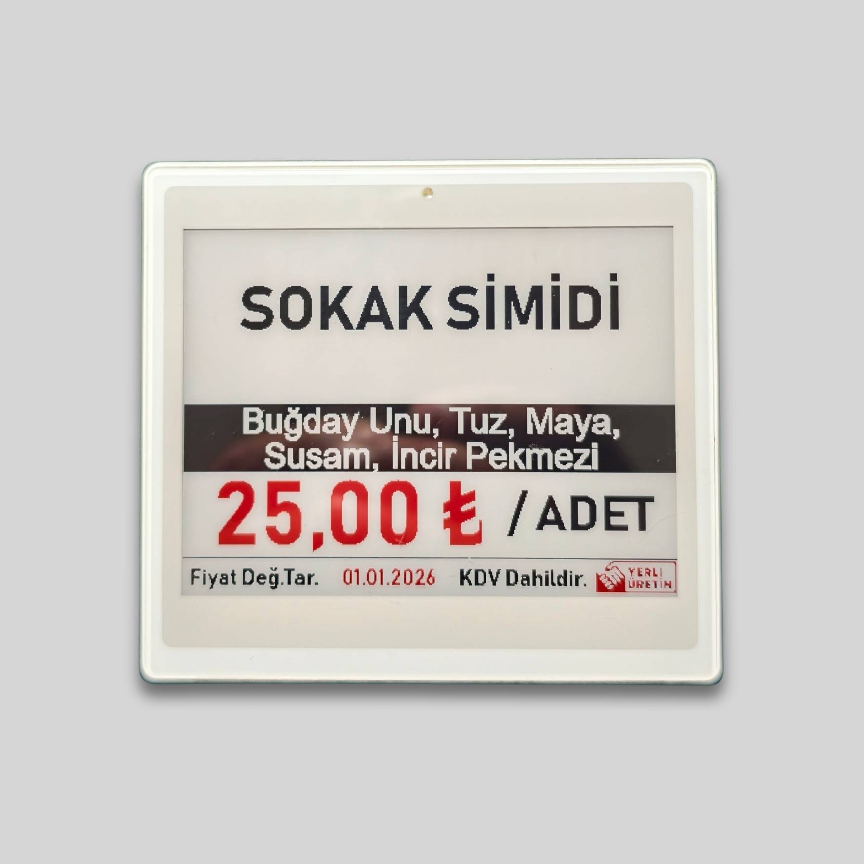 4.20" ELEKTRONİK RAF ETİKETİ